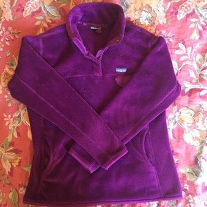 Patagonia Re-Tool Snap-T Pullover in Magenta XL